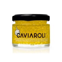 Caviaroli Perlage di EVO all'Aglio 50g