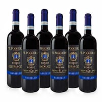 Sassello Rosso di Montalcino DOC - 6 bottiglie - Il Poggiolo