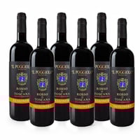 Sasso Nero Rosso IGT Toscana - 6 bottiglie - Il Poggiolo